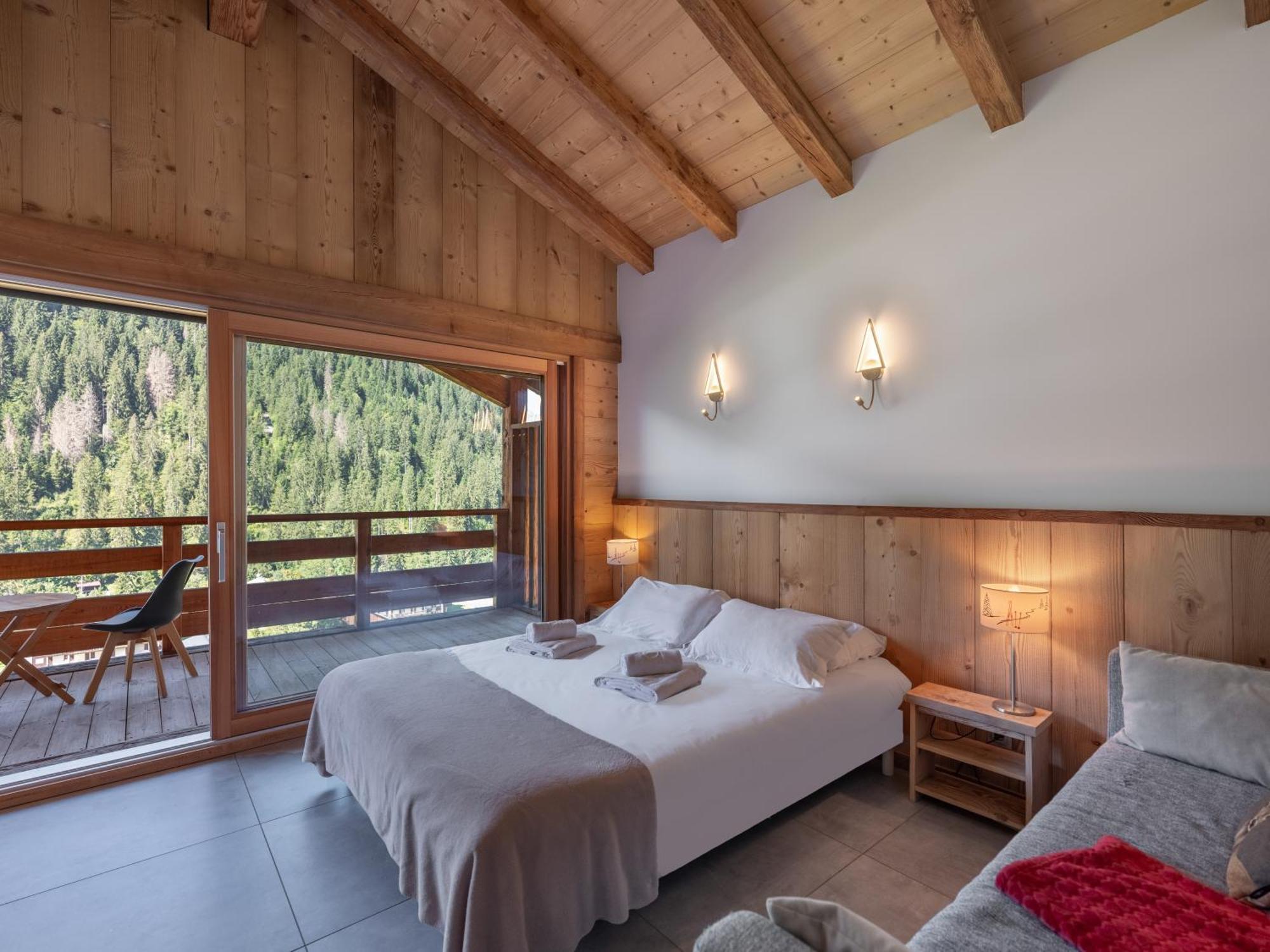 Chalet 1100 - Bo Immobilier Chatel - A Mi-Chemin Du Centre Et Du Linga - Jacuzzi Sauna Et Cheminee מראה חיצוני תמונה