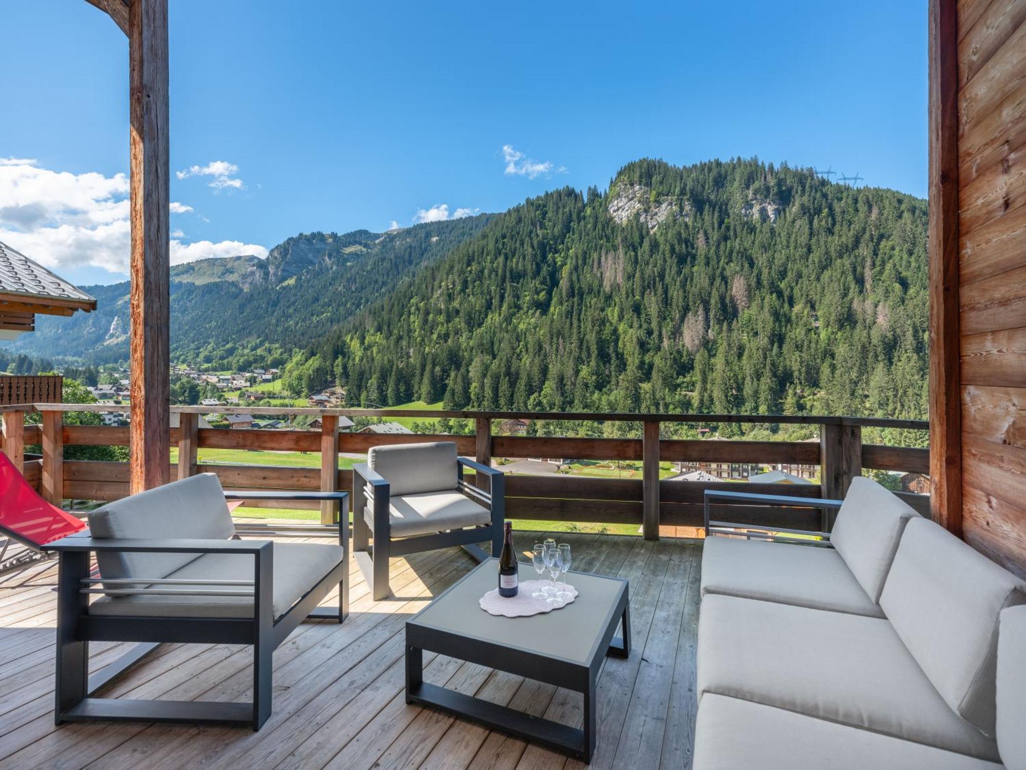 Chalet 1100 - Bo Immobilier Chatel - A Mi-Chemin Du Centre Et Du Linga - Jacuzzi Sauna Et Cheminee מראה חיצוני תמונה