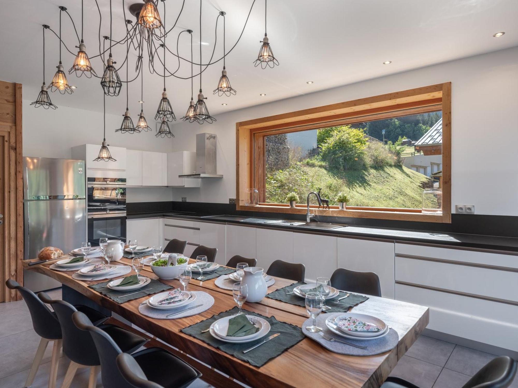 Chalet 1100 - Bo Immobilier Chatel - A Mi-Chemin Du Centre Et Du Linga - Jacuzzi Sauna Et Cheminee מראה חיצוני תמונה