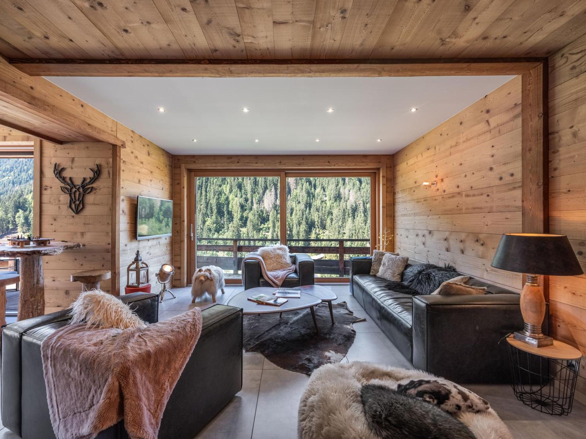 Chalet 1100 - Bo Immobilier Chatel - A Mi-Chemin Du Centre Et Du Linga - Jacuzzi Sauna Et Cheminee מראה חיצוני תמונה